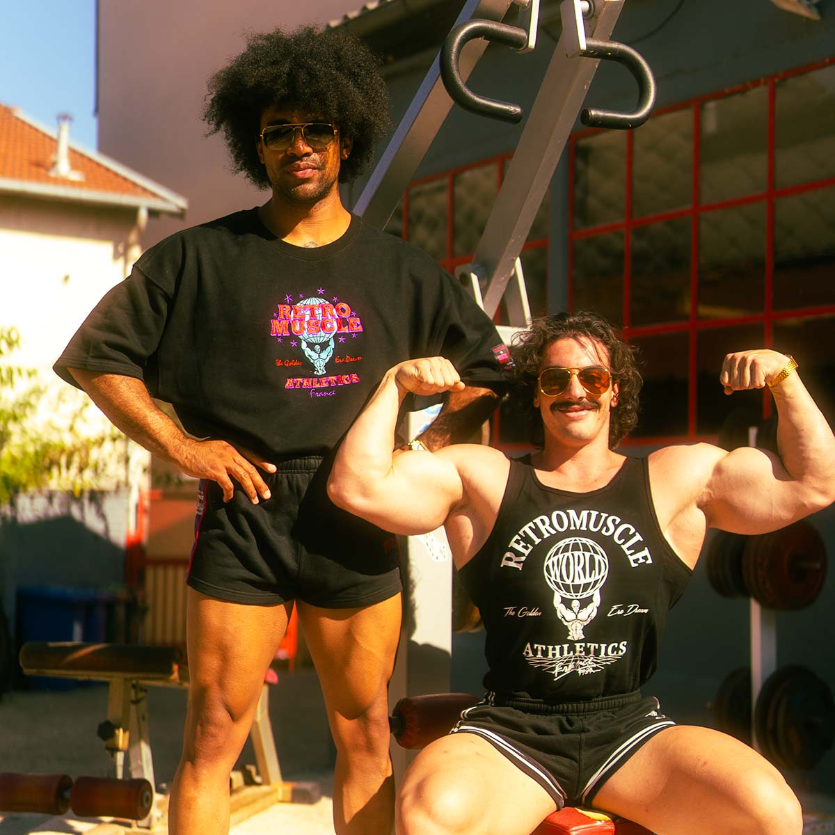 Sweat Pump Cover Golden Era Brodé | Noir