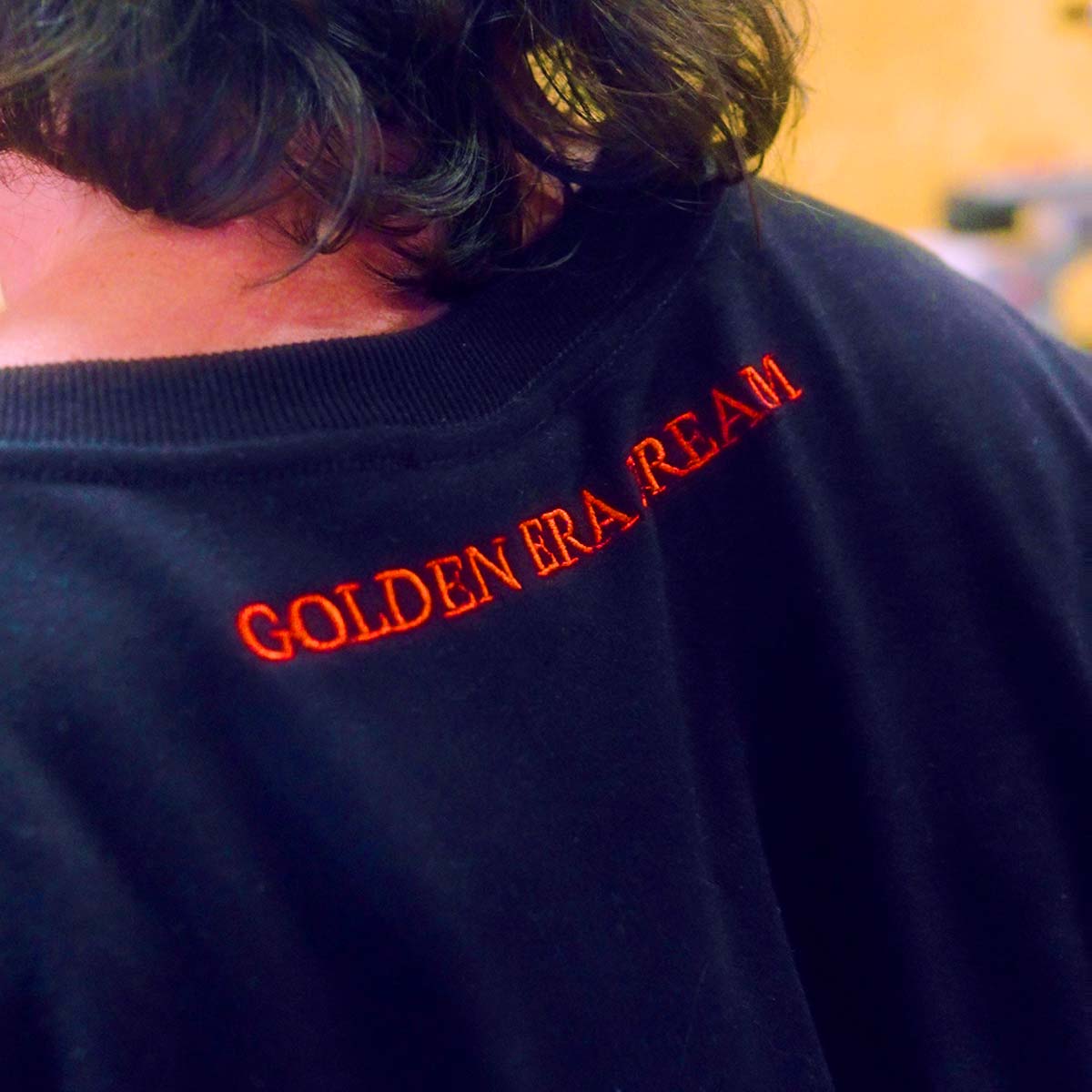 Sweat Pump Cover Golden Era Brodé | Noir