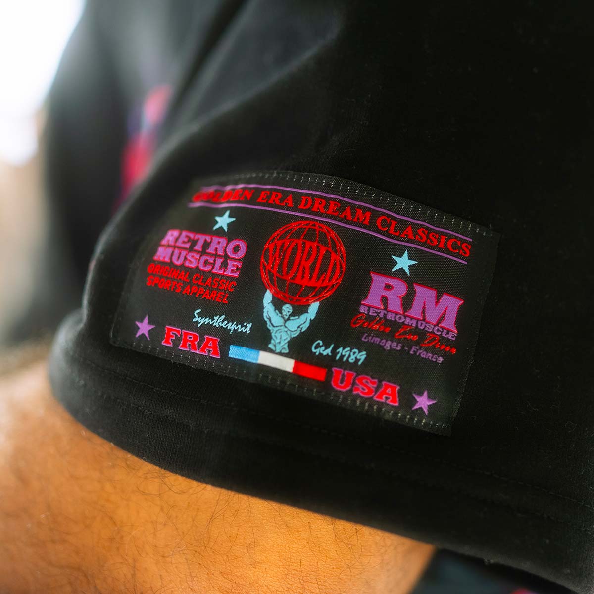 Sweat Pump Cover Golden Era Brodé | Noir