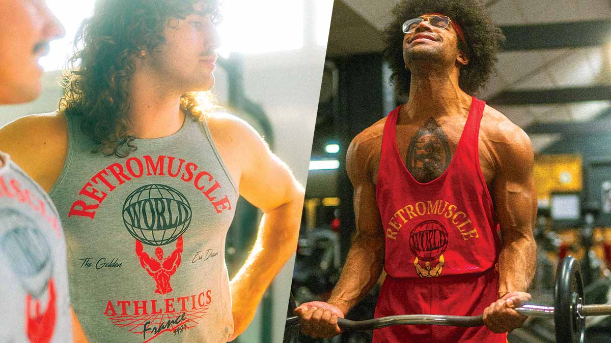Collection de débardeurs vintages retro annee 80 de RetroMuscle