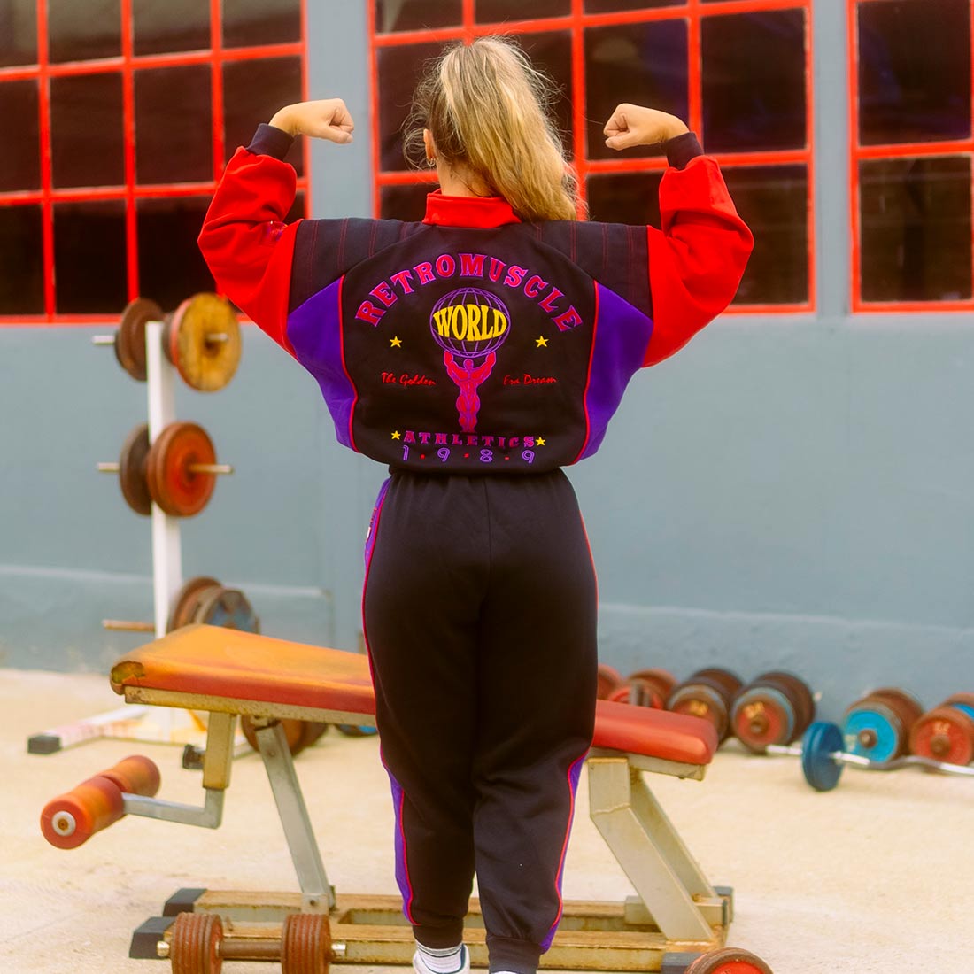 Vintage Joggers | The Golden Era Dream Tracksuit Black
