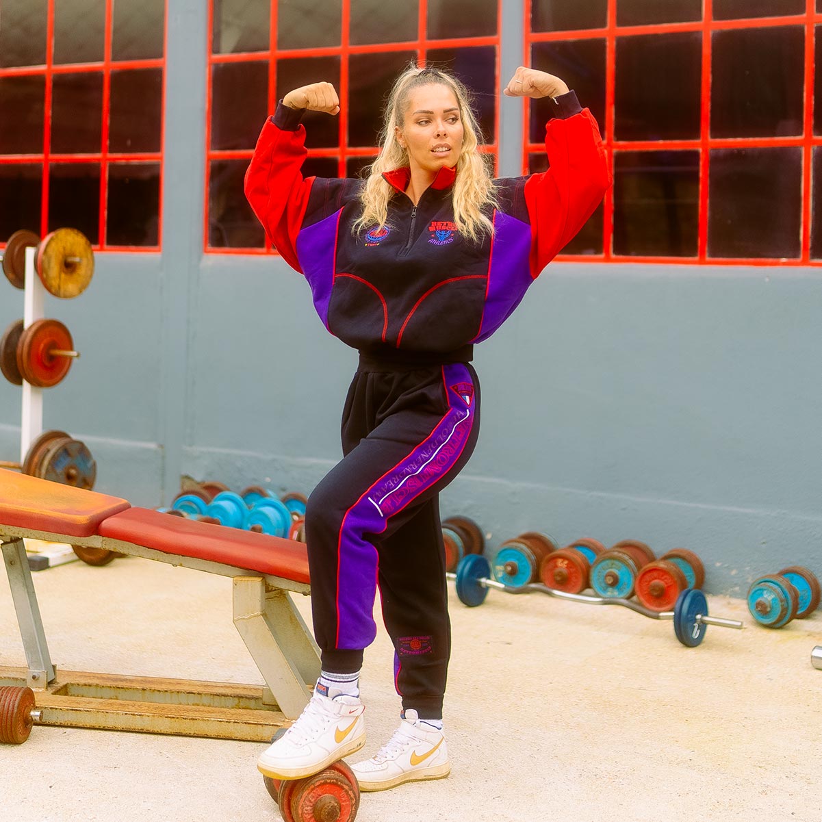 Vintage Joggers | The Golden Era Dream Tracksuit Black