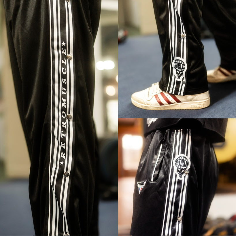 Vintage Snap-Pants Jogging | Black