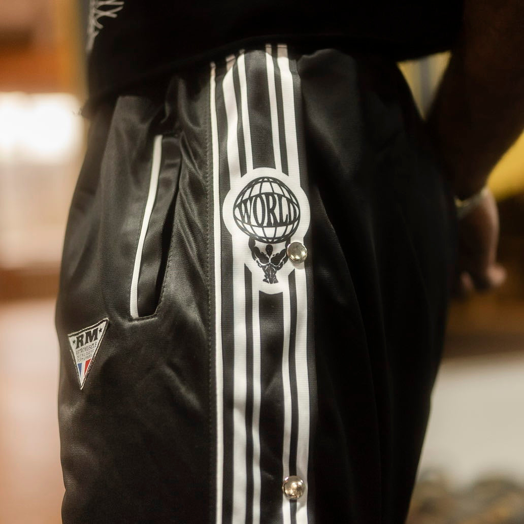 Vintage Snap-Pants Jogging | Black