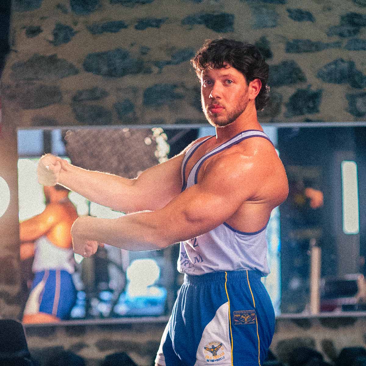 Golden Era Ribbed Stringer | Blue