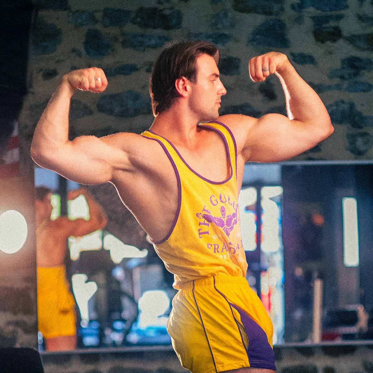 Golden Era Ribbed Stringer | Yellow