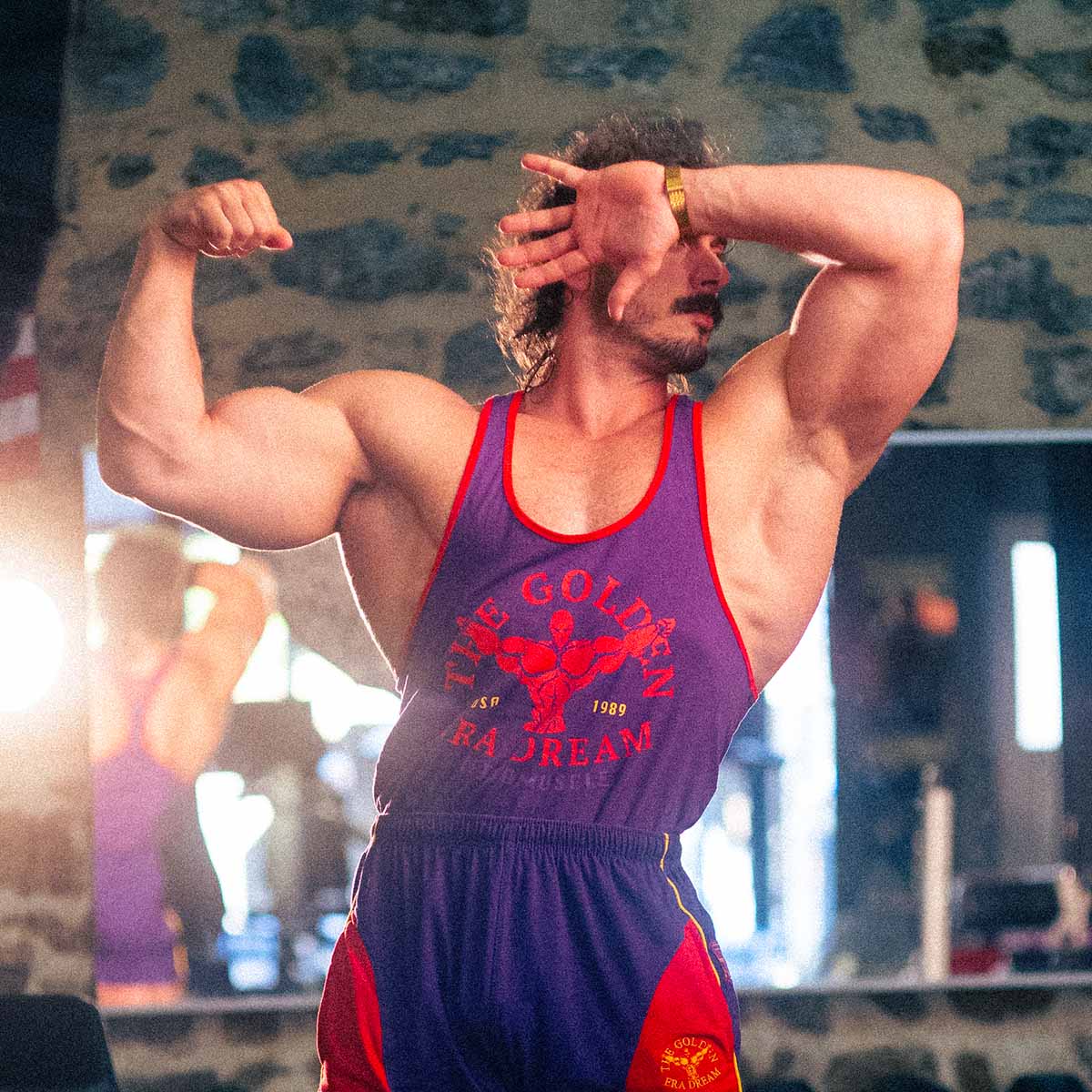 Golden Era Ribbed Stringer | Purple