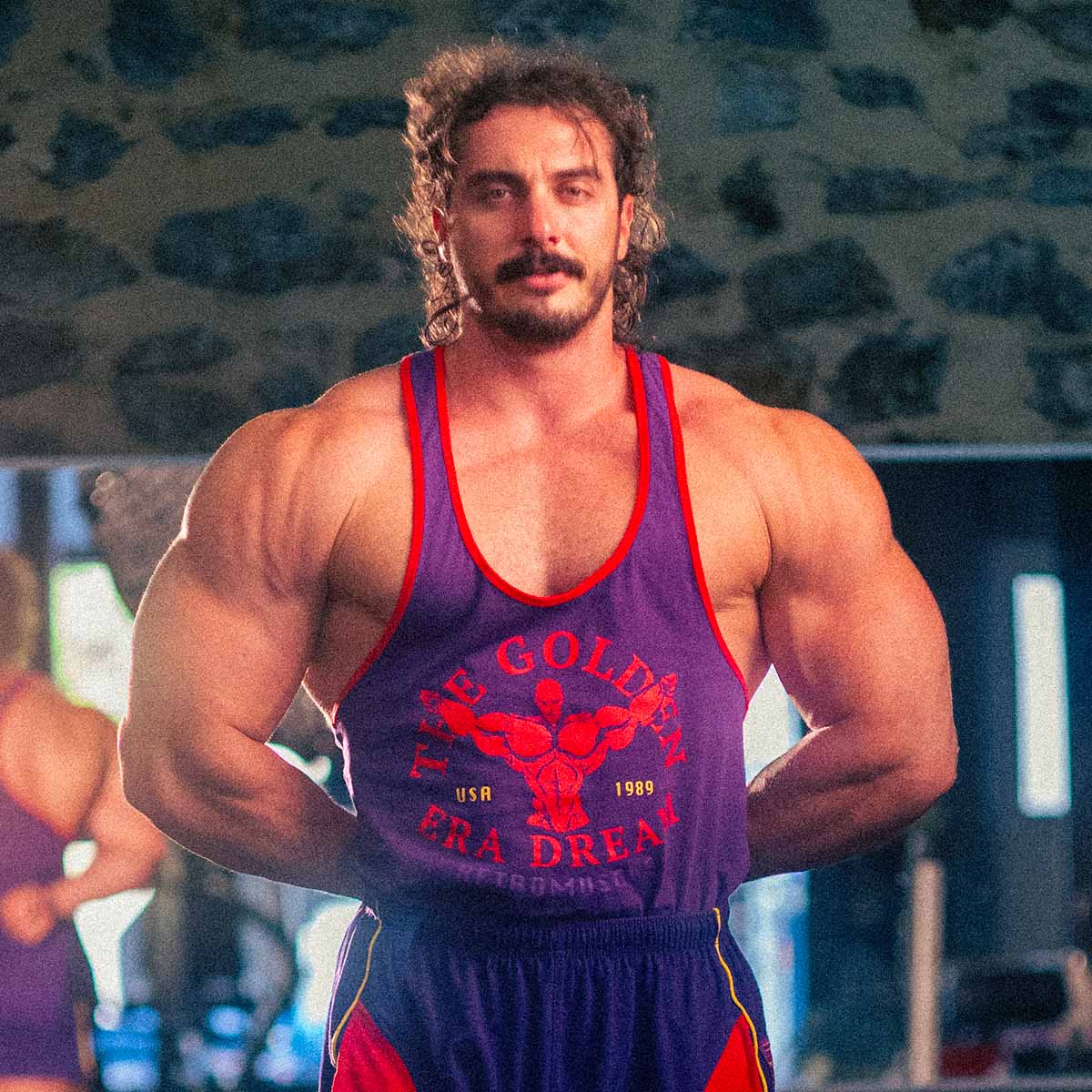 Golden Era Ribbed Stringer | Purple