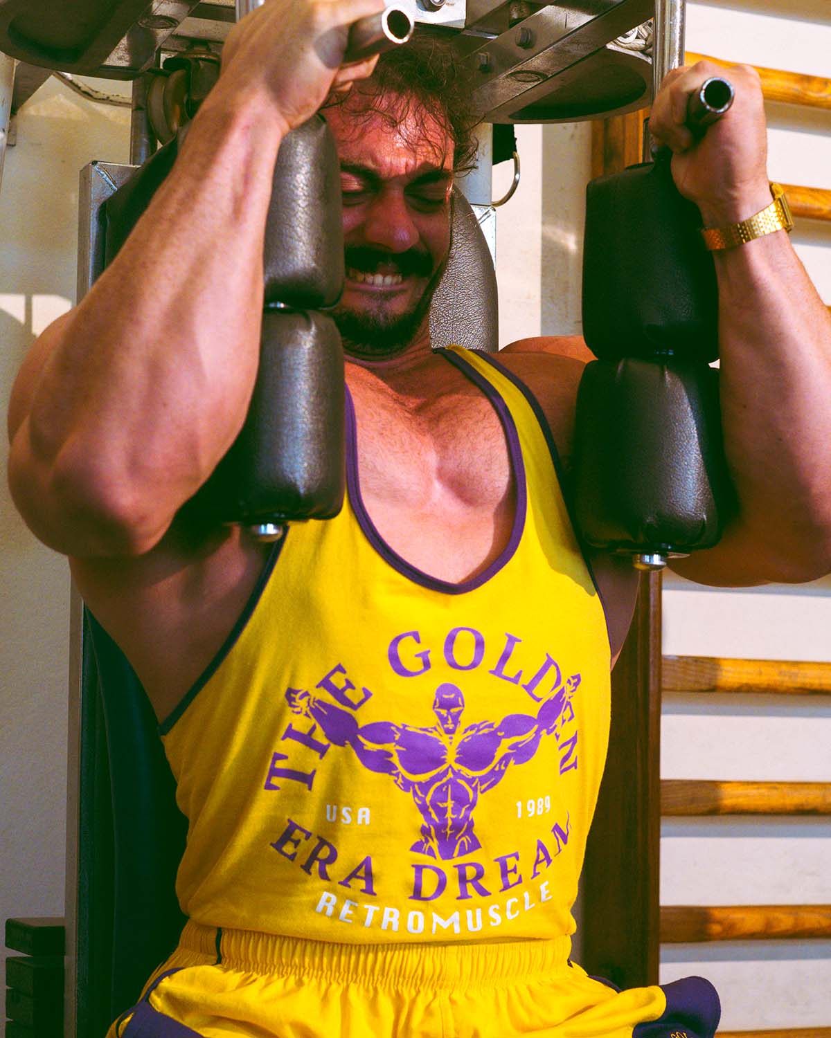 Golden Era Ribbed Stringer | Yellow