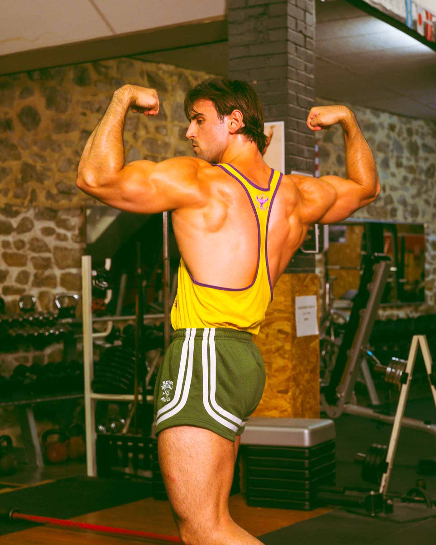 Golden Era Ribbed Stringer | Yellow