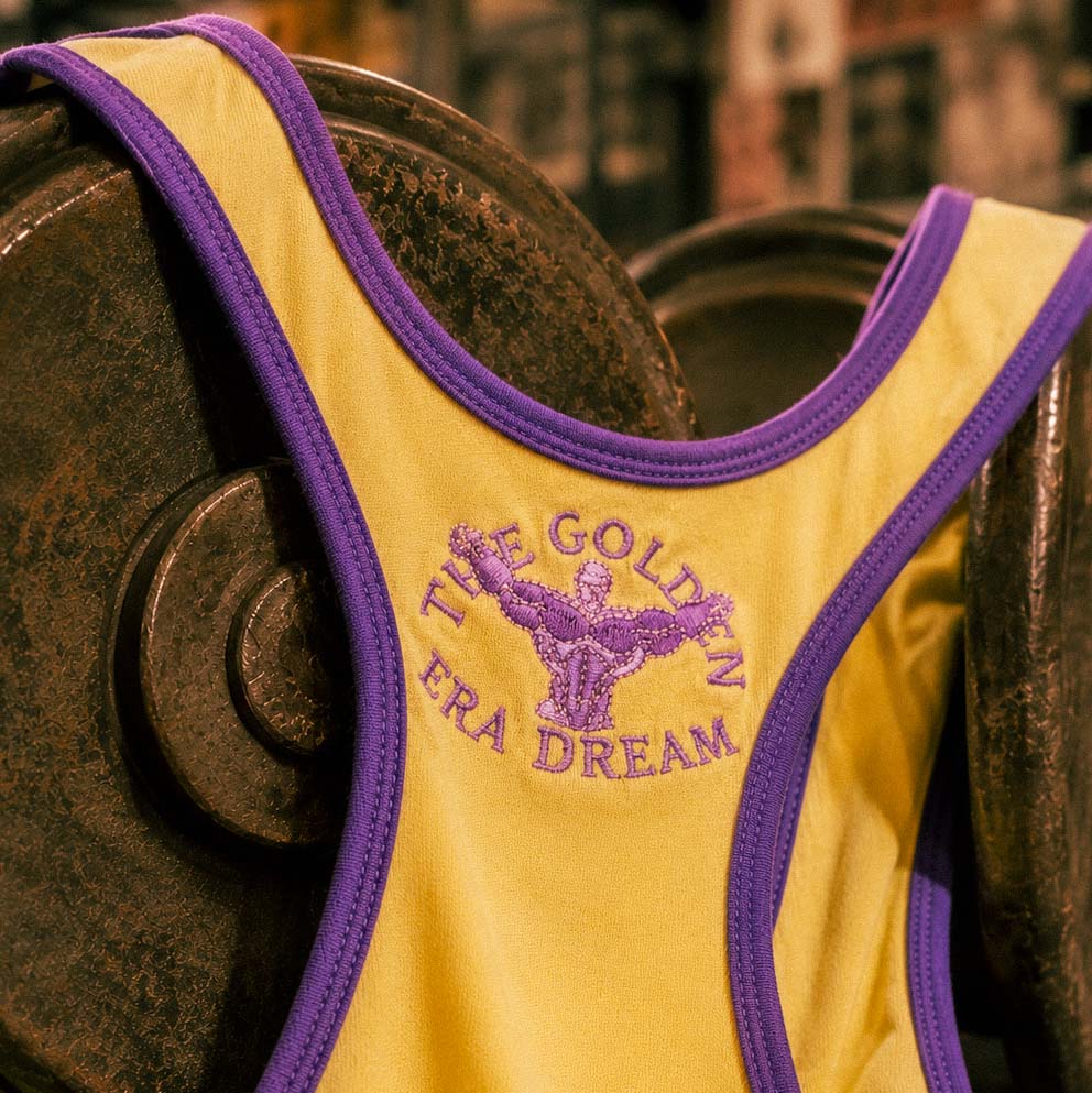 Golden Era Ribbed Stringer | Yellow
