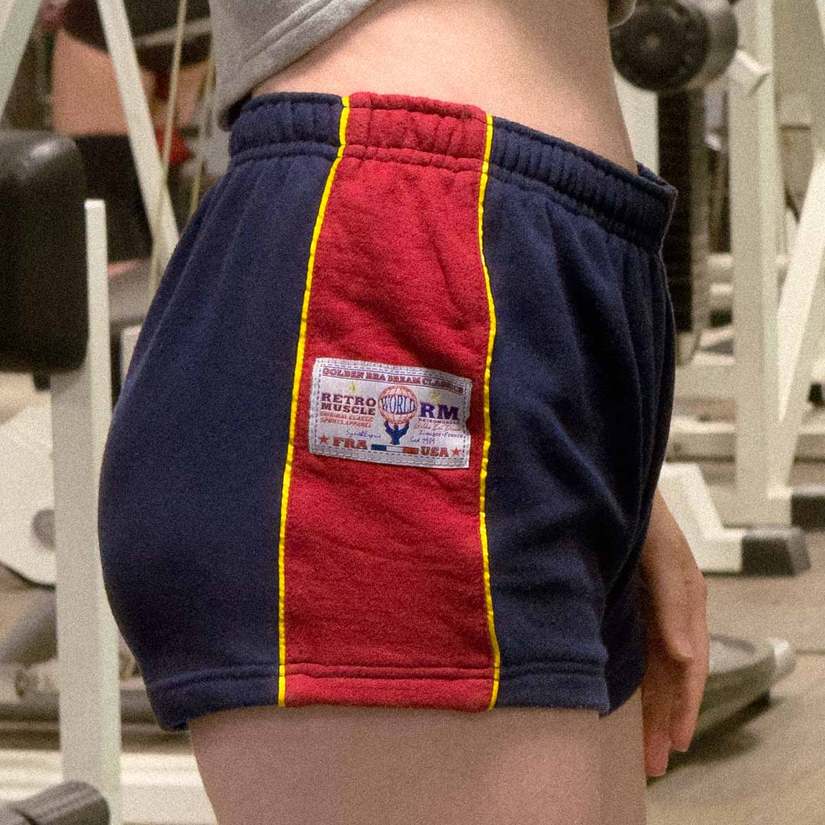 The Golden Era Dream Short-Shorts | Navy & Red