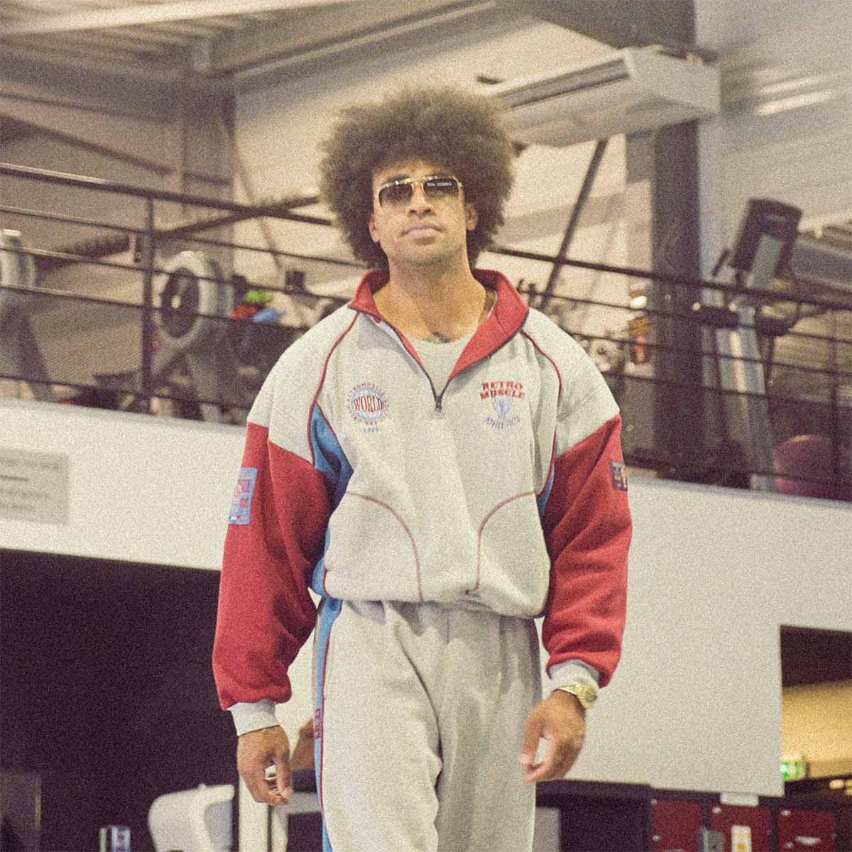 Golden Era Dream Tracksuit Grey - front fit