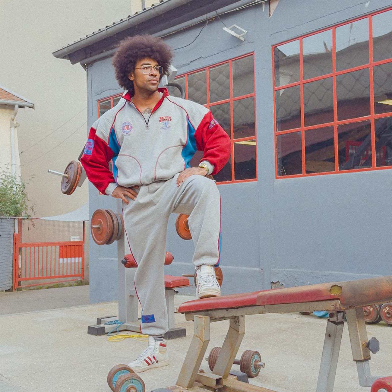 L'Ensemble Golden Era Dream Tracksuit Grey