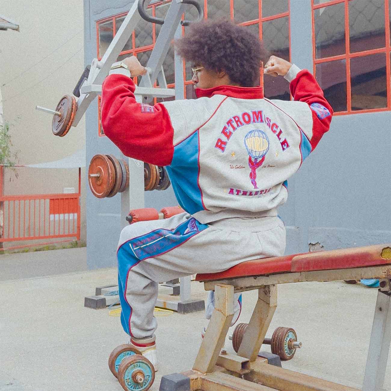 L'Ensemble Golden Era Dream Tracksuit Grey