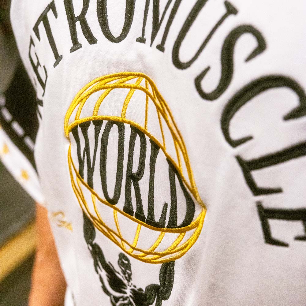 Vintage Star Embroidered Pump Cover | Black