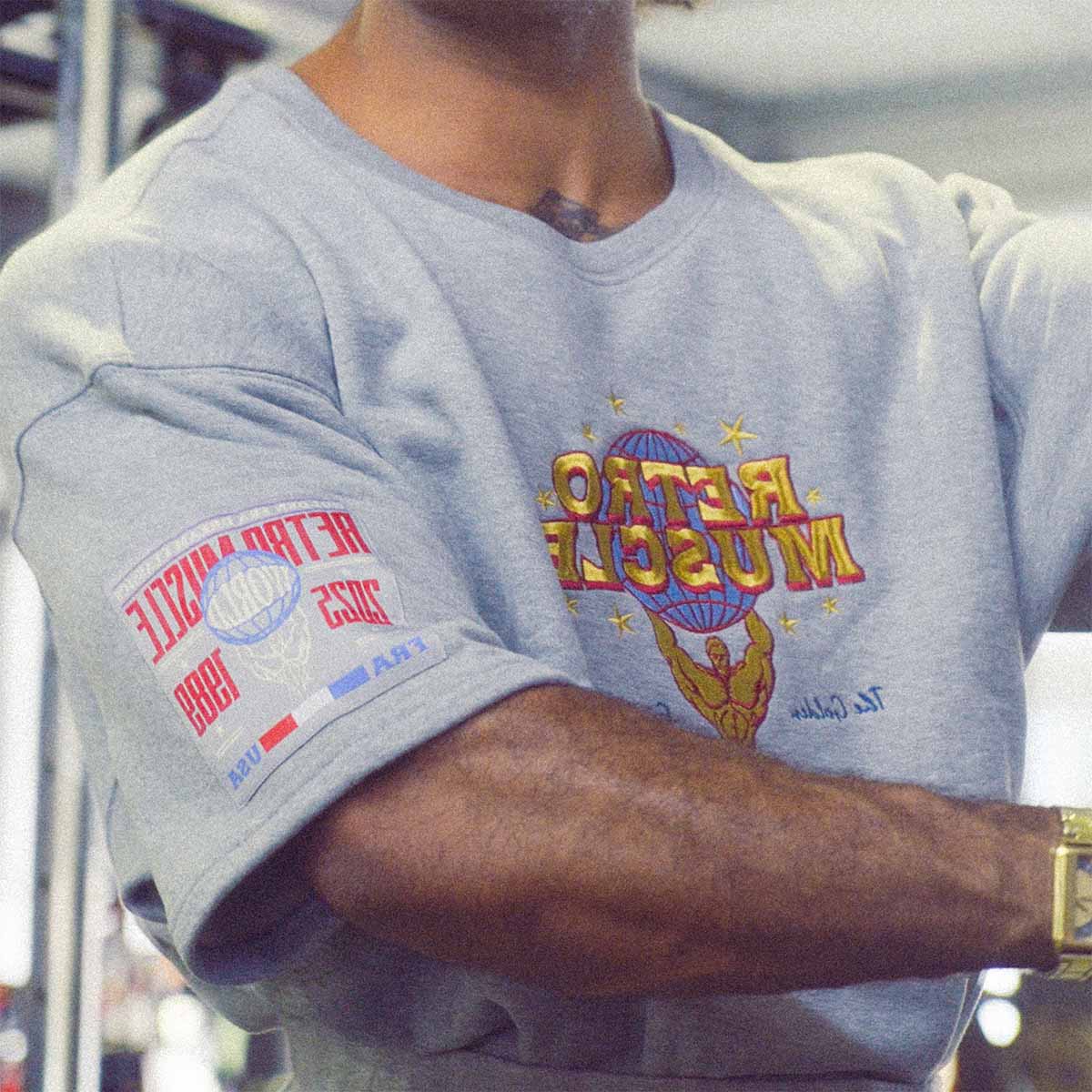 SWEAT PUMP COVER GOLDEN ERA BRODÉ | GRIS