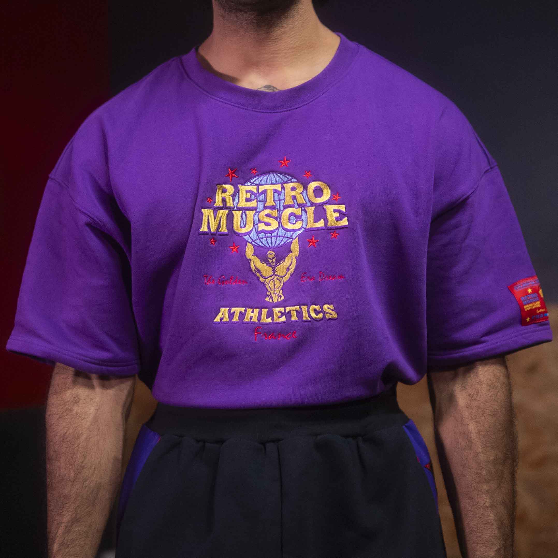 SWEAT PUMP COVER GOLDEN ERA BRODÉ | MAUVE