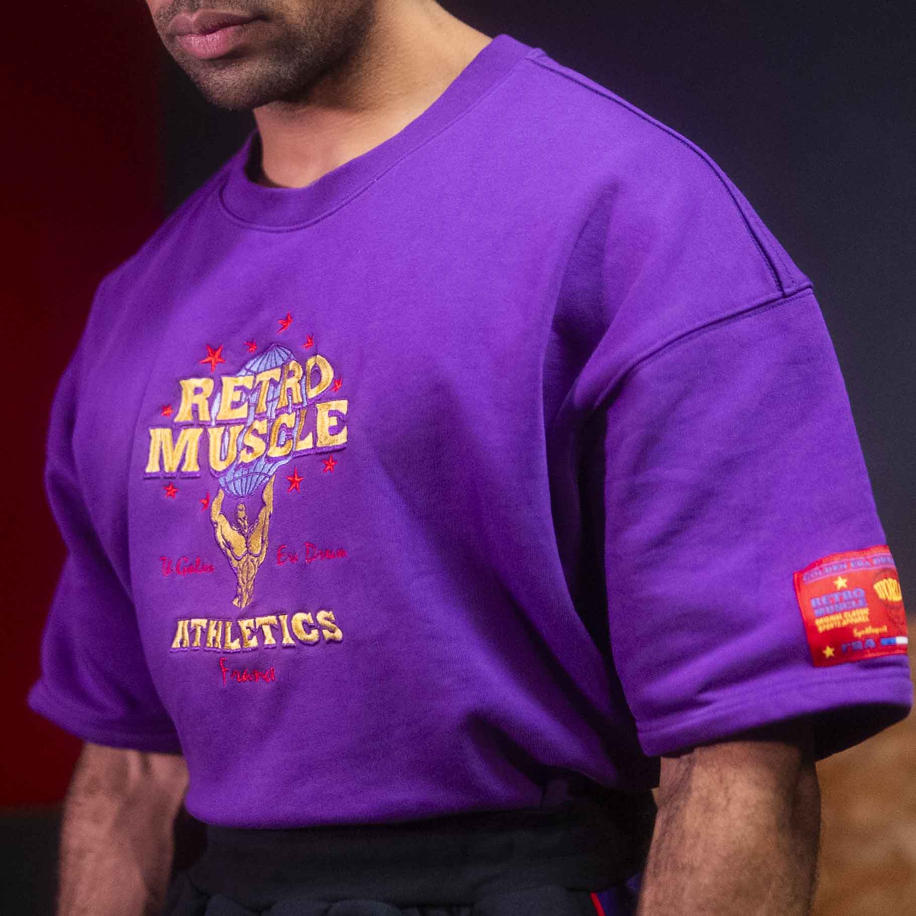 SWEAT PUMP COVER GOLDEN ERA BRODÉ | MAUVE