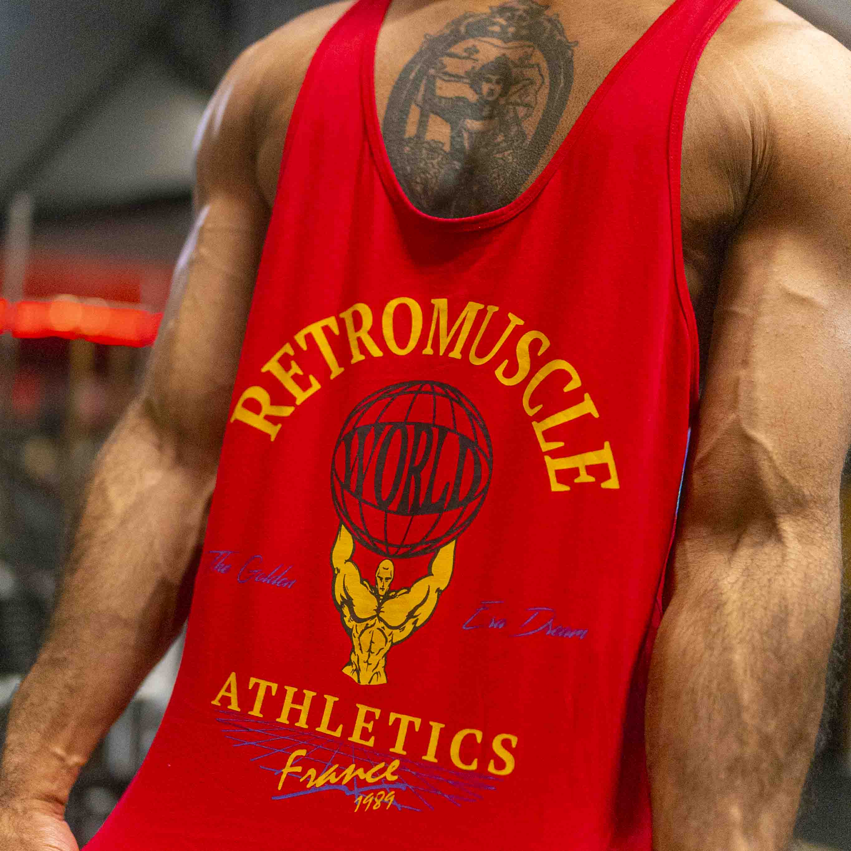 Golden Era Stringer Rouge ( taille unique ) | RetroMuscle – retromuscle1000