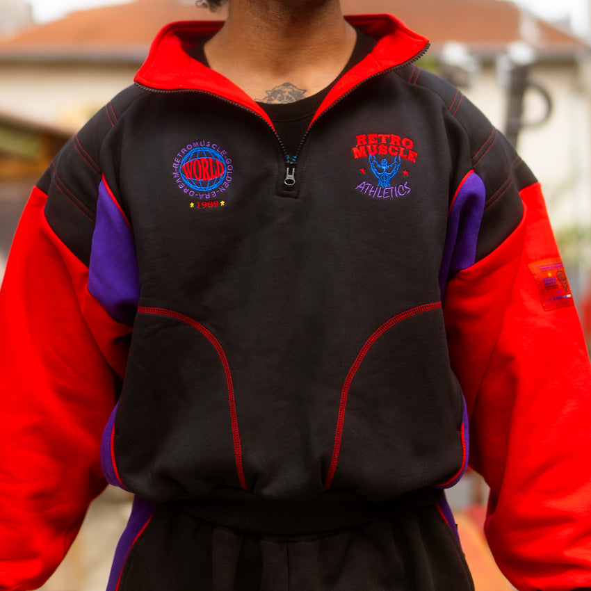 Front embroidery closeup