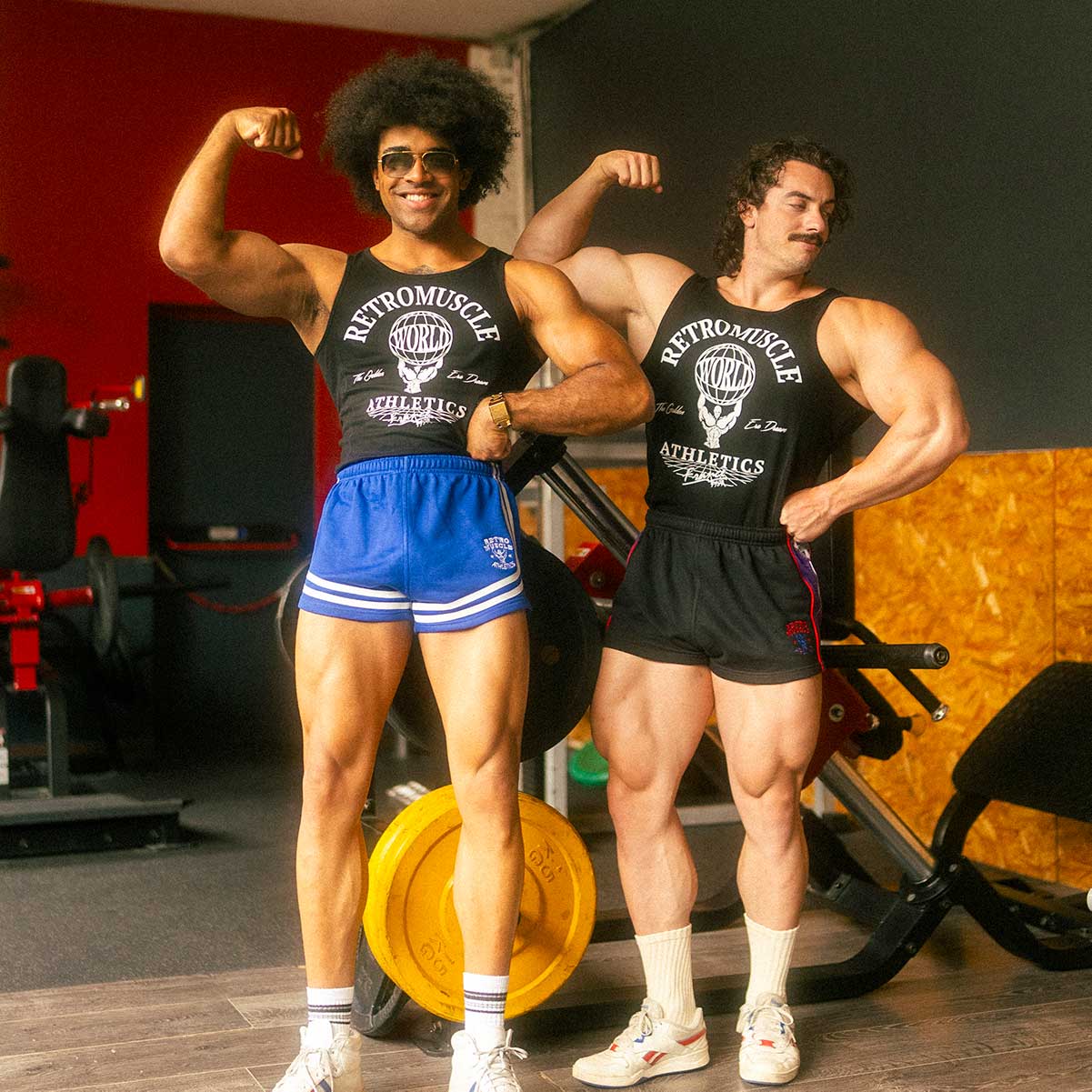Short Vintage Golden Era "Bannout" | Bleu