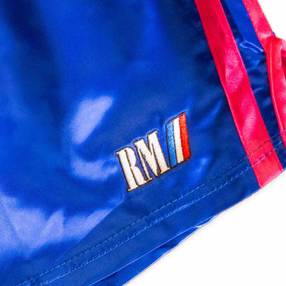 RetroMuscle Golden Era blue short