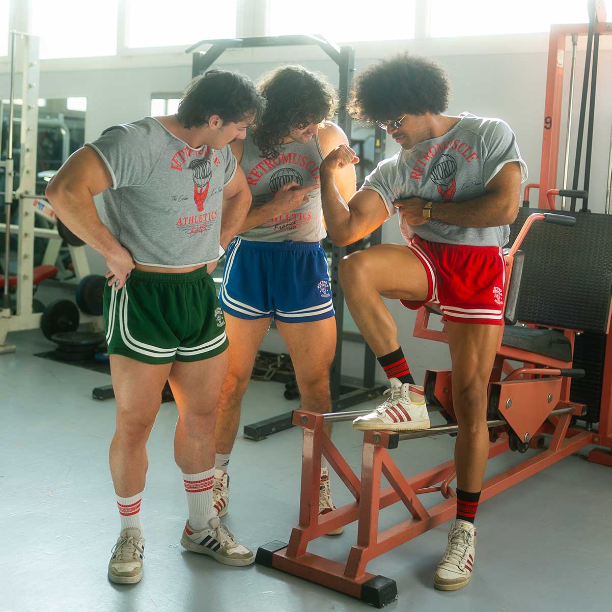 Retro Golden Era Shorts | Red